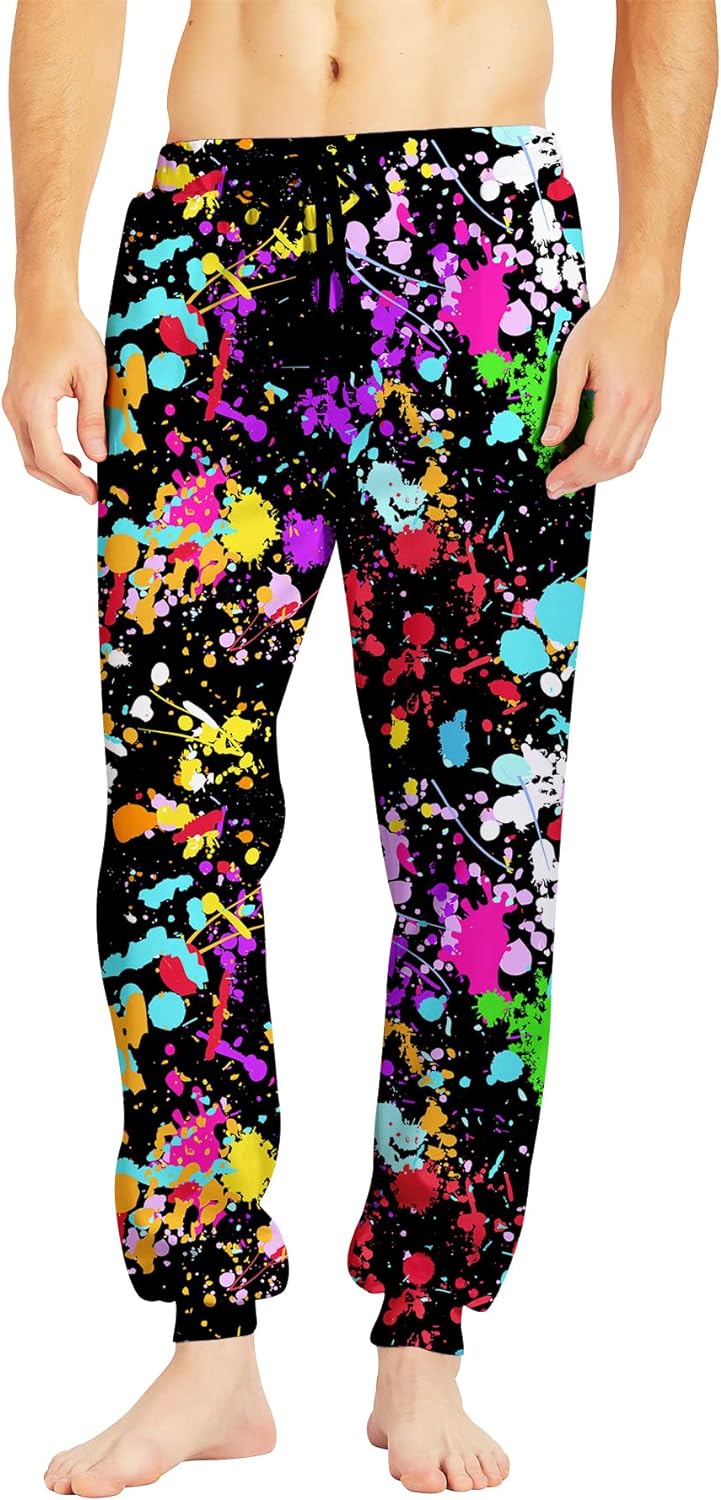 RAISEVERN Mens Sweatpants with Pockets Joggers for Men Sports Casual Sweat Pants with Drawstring