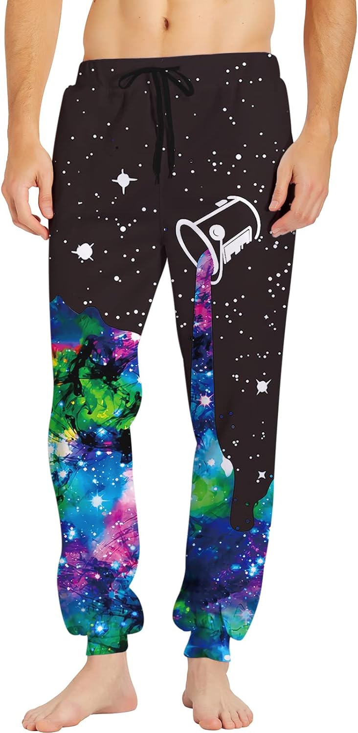 RAISEVERN Mens Sweatpants with Pockets Joggers for Men Sports Casual Sweat Pants with Drawstring