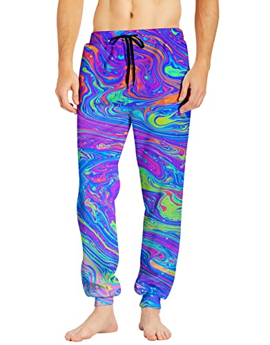 RAISEVERN Mens Sweatpants with Pockets Joggers for Men Sports Casual Sweat Pants with Drawstring