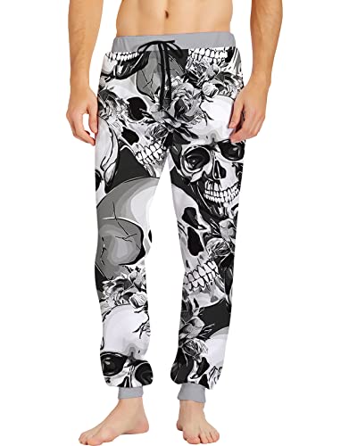 RAISEVERN Mens Sweatpants with Pockets Joggers for Men Sports Casual Sweat Pants with Drawstring