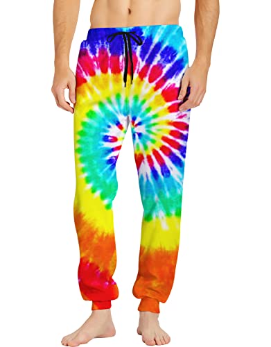 RAISEVERN Mens Sweatpants with Pockets Joggers for Men Sports Casual Sweat Pants with Drawstring