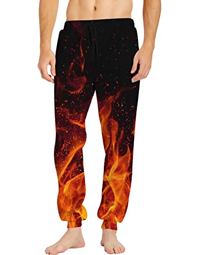 RAISEVERN Mens Sweatpants with Pockets Joggers for Men Sports Casual Sweat Pants with Drawstring