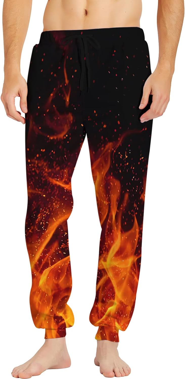 RAISEVERN Mens Sweatpants with Pockets Joggers for Men Sports Casual Sweat Pants with Drawstring