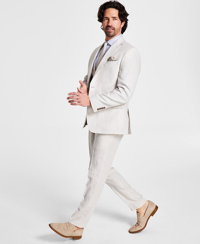 Men's Slim-Fit Linen Suit Separates, Created for Macy's