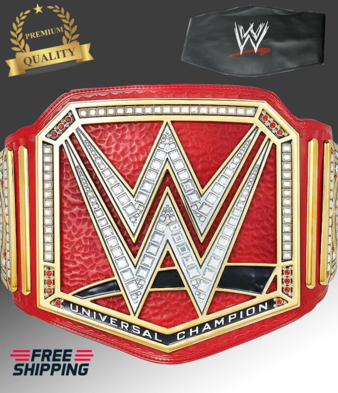 UNIVERSAL CHAMPIONSHIP BELT WORLD HEAVYWEIGHT REPLICA WWE TITLE BELT BRASS 2MM