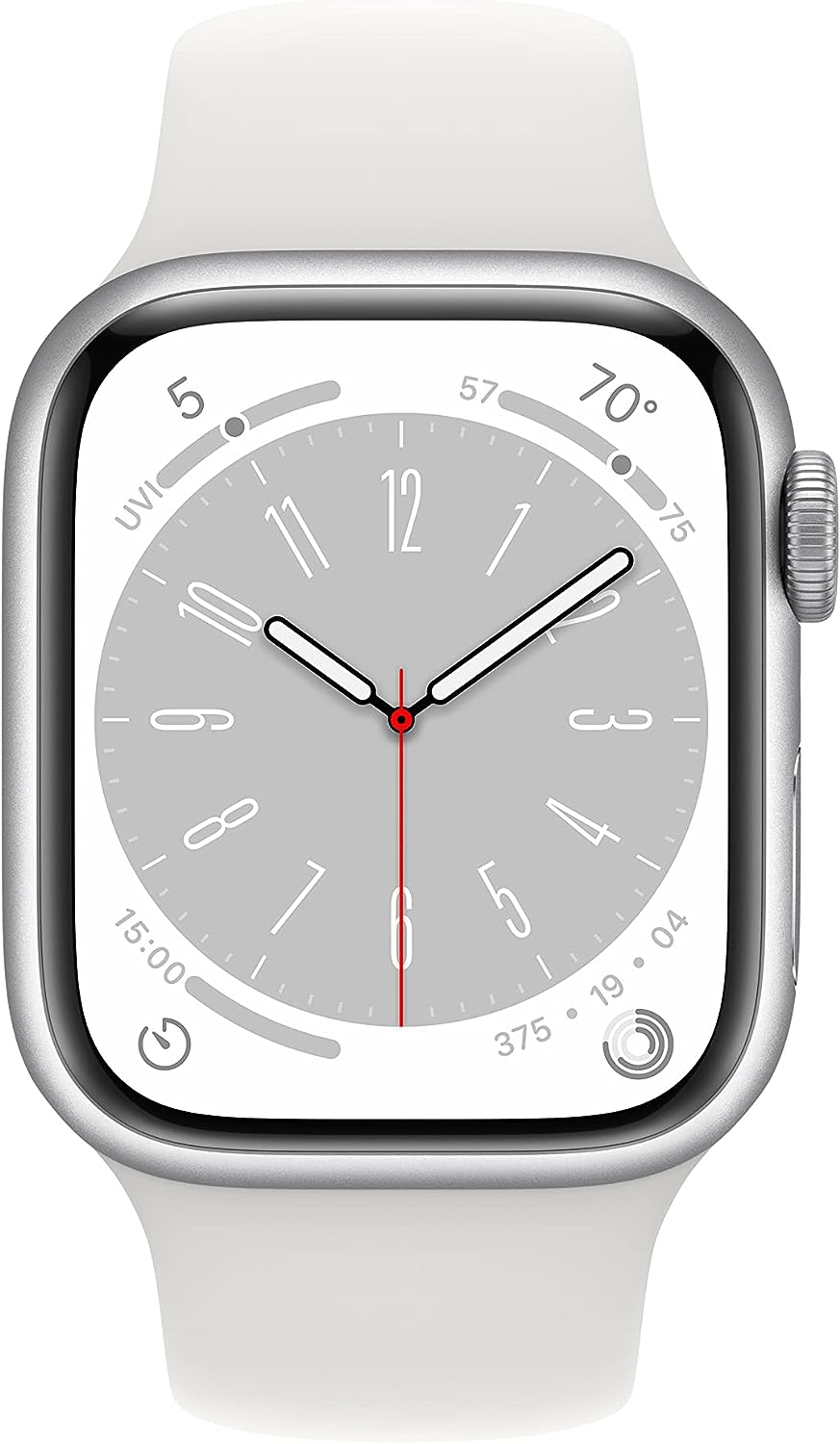 Apple Watch Series 8 [GPS + Cellular 41mm] Smart Watch w/Starlight Aluminum Case with Starlight Sport Band - S/M. Fitness Tracker, Blood Oxygen & ECG Apps, Always-On Retina Display, Water Resistant