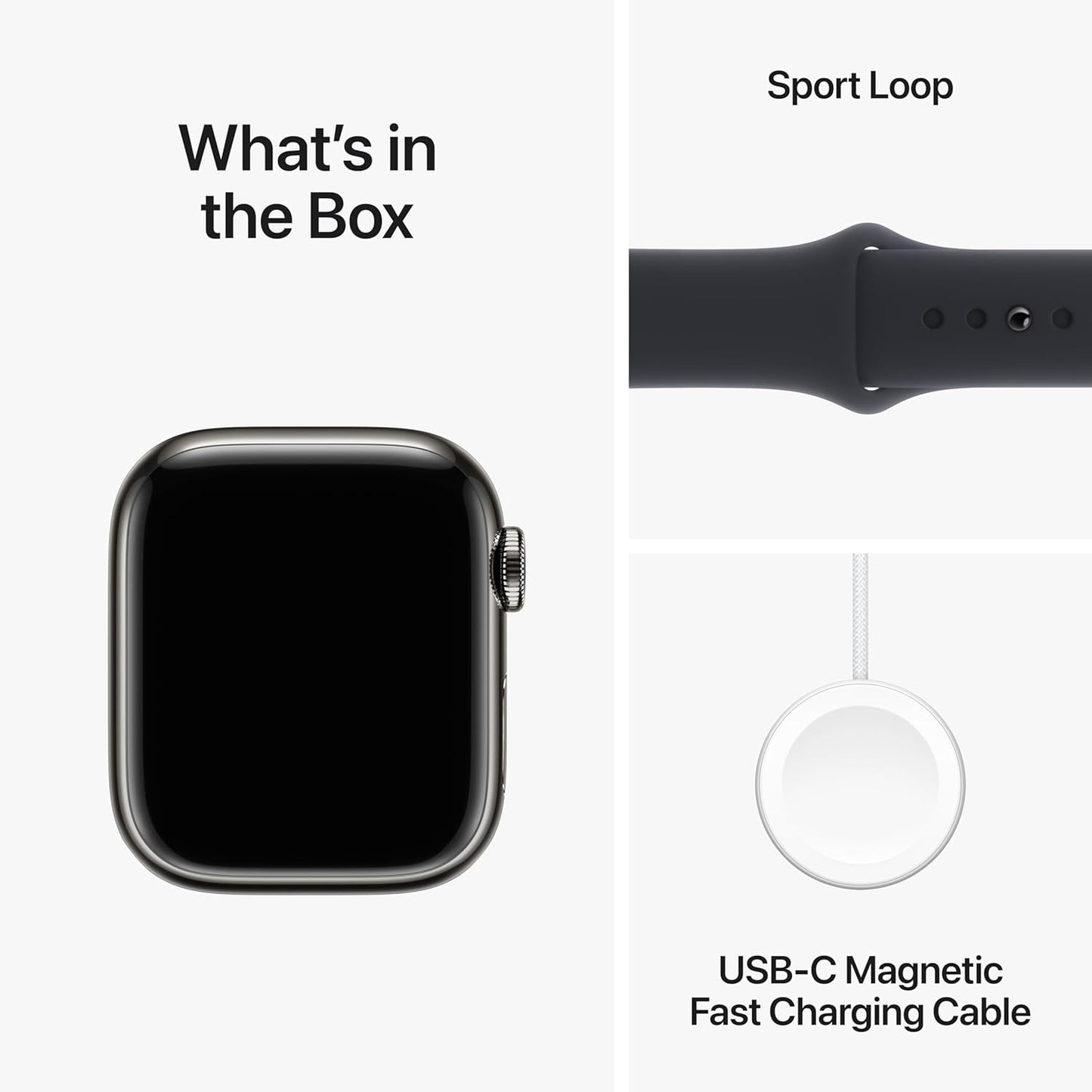 Apple Watch Series 9 [GPS + Cellular 41mm] Smartwatch with Gold Stainless Steel Case with Gold Sport Band S/M. Fitness Tracker, Blood Oxygen & ECG Apps, Always-On Retina Display