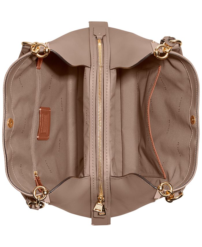 Badge Jacquard Dalton 31 Shoulder Bag - Macy's Exclusive