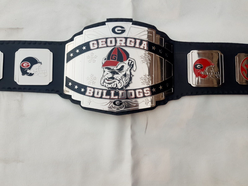 Championship American Football NFL Belt Georgia Bulldogs Super Bowl 2MM METAL
