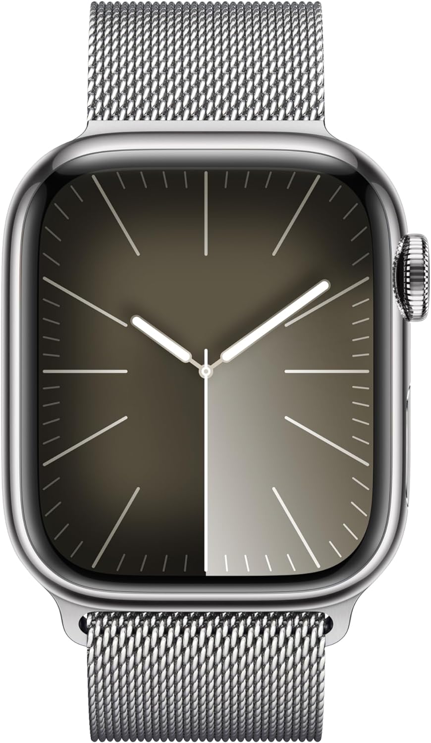 Apple Watch Series 9 [GPS + Cellular 41mm] Smartwatch with Gold Stainless Steel Case with Gold Sport Band S/M. Fitness Tracker, Blood Oxygen & ECG Apps, Always-On Retina Display