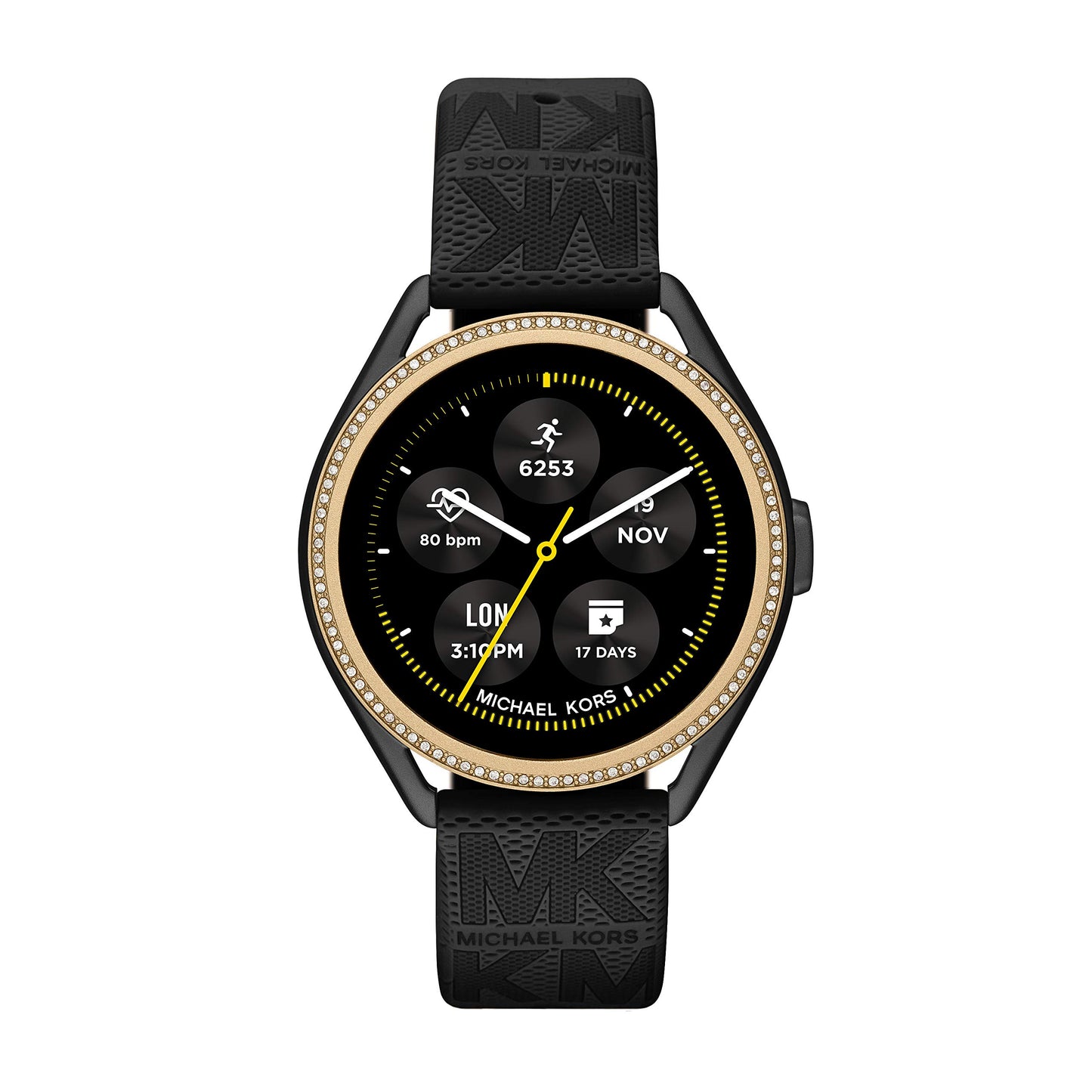 Michael Kors Women's MKGO Gen 5E 43mm Touchscreen Smartwatch with Fitness Tracker, Heart Rate, Contactless Payments, and Smartphone Notifications