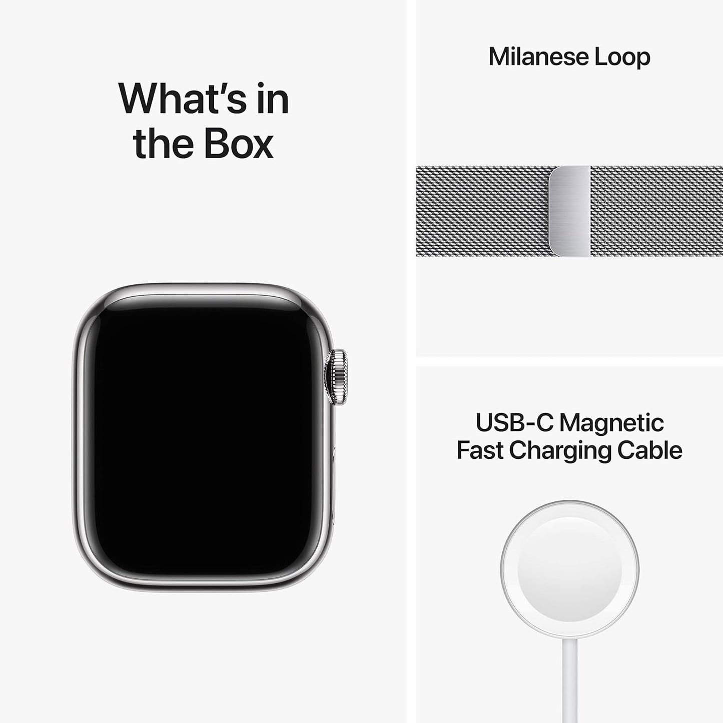 Apple Watch Series 8 [GPS + Cellular 41mm] Smart Watch w/Starlight Aluminum Case with Starlight Sport Band - S/M. Fitness Tracker, Blood Oxygen & ECG Apps, Always-On Retina Display, Water Resistant