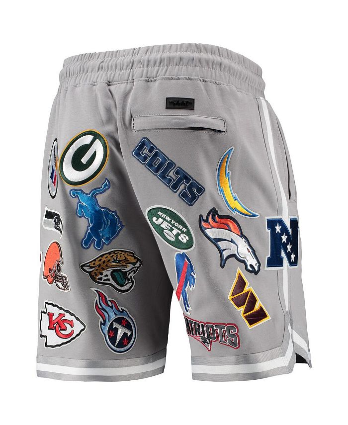 Men's Gray Nfl Pro League Allover Shorts