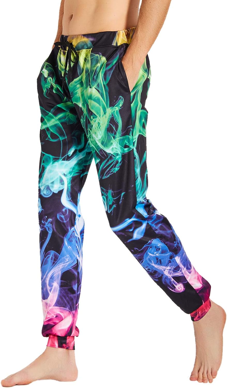 RAISEVERN Mens Sweatpants with Pockets Joggers for Men Sports Casual Sweat Pants with Drawstring