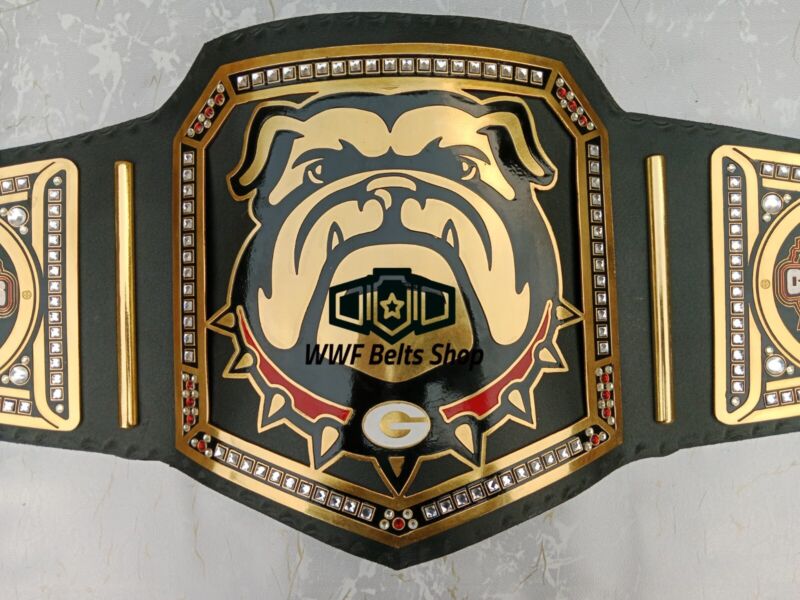 Georgia Bulldog NFL Super Bowl Football Championship Title Belt Replica 2,4,6mm