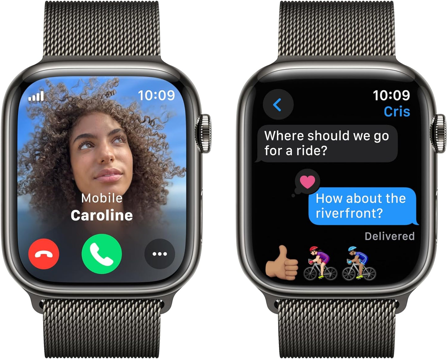 Apple Watch Series 9 [GPS + Cellular 41mm] Smartwatch with Gold Stainless Steel Case with Gold Sport Band S/M. Fitness Tracker, Blood Oxygen & ECG Apps, Always-On Retina Display