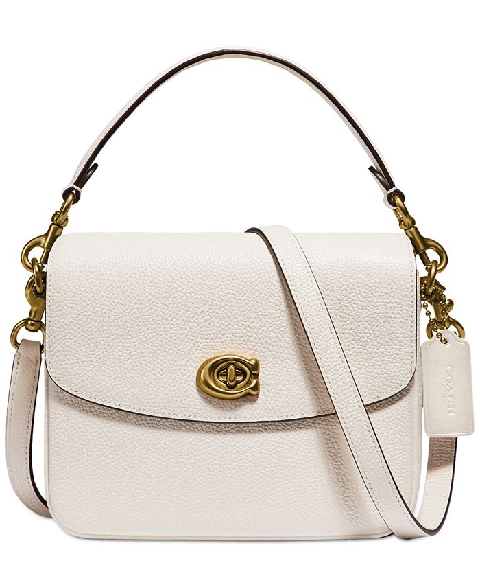 Polished Pebbled Leather Cassie Crossbody 19