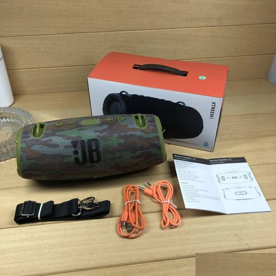 Portable Speakers Xtreme 3 Speaker Wireless Bluetooth 5.0 Waterproof Sports Bass Outdoor Jbls Stereo Music Drop Delivery Electronics Dhhfx
