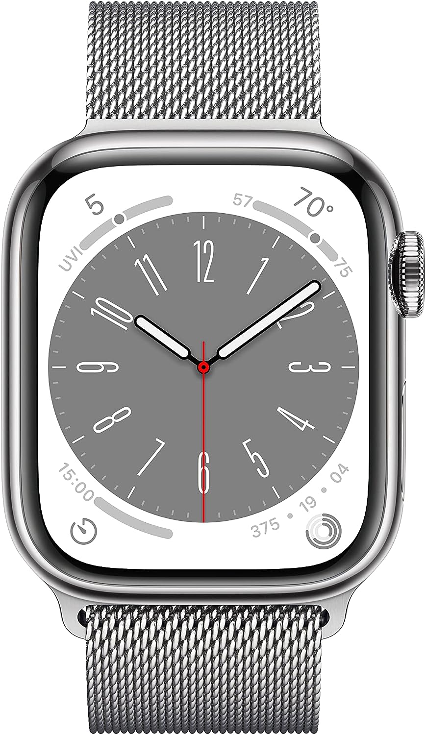 Apple Watch Series 8 [GPS + Cellular 41mm] Smart Watch w/Starlight Aluminum Case with Starlight Sport Band - S/M. Fitness Tracker, Blood Oxygen & ECG Apps, Always-On Retina Display, Water Resistant