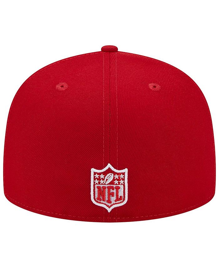 Men's Scarlet Tampa Bay Buccaneers Super Bowl XXXVII Main Patch 59FIFTY Fitted Hat