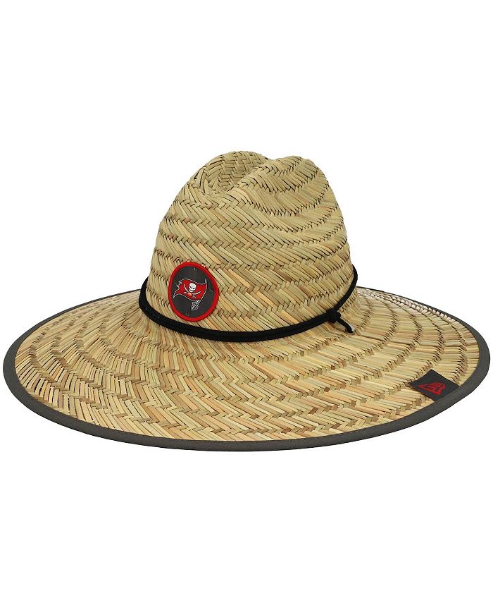 Men's Natural Tampa Bay Buccaneers NFL Training Camp Official Straw Lifeguard Hat