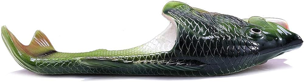 Unisex Fish Slippers, bass Sandals, Animal Slippers Animal Fish Slippers,