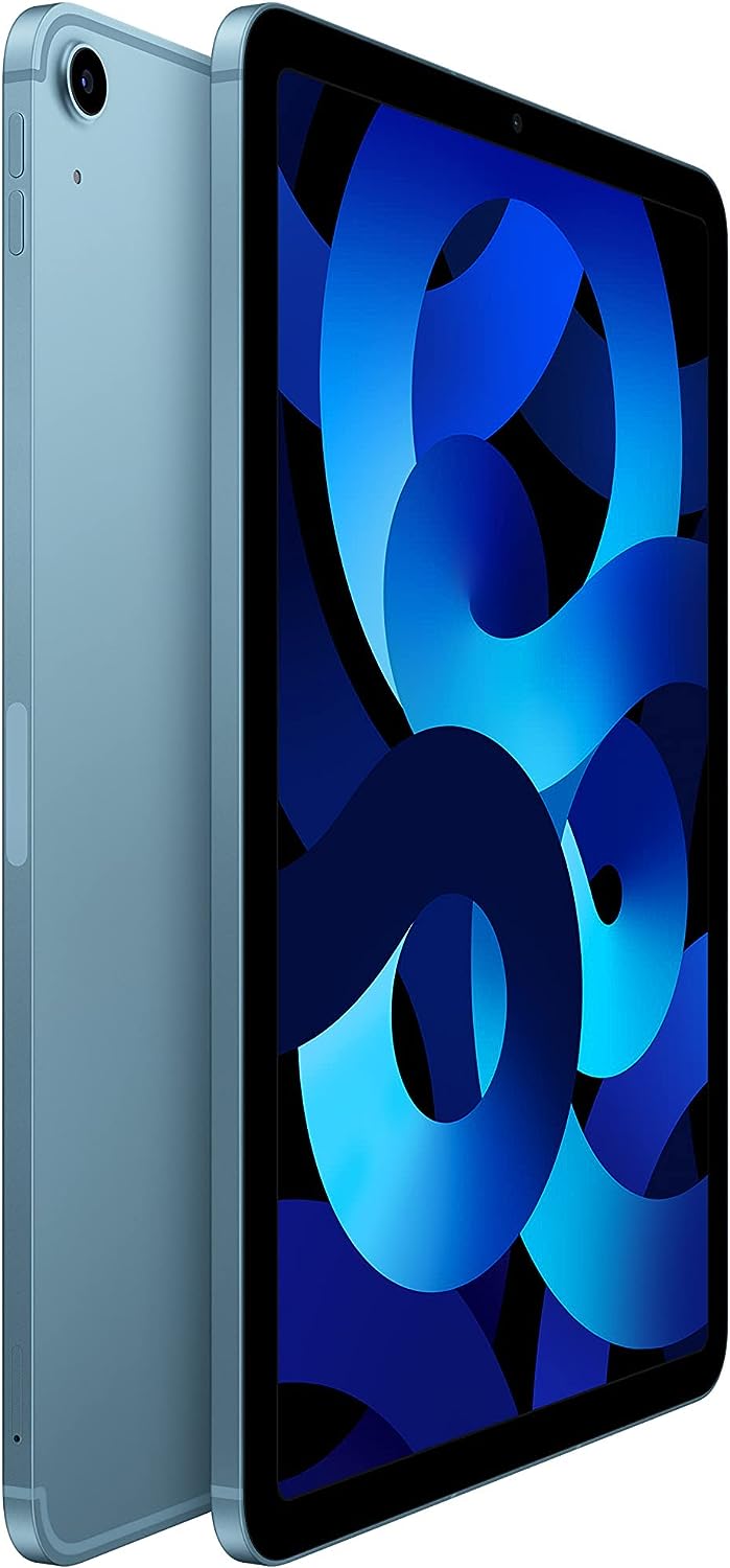 Early 2022 Apple iPad Air (10.9-inch, Wi-Fi, 256GB) Blue (Renewed)