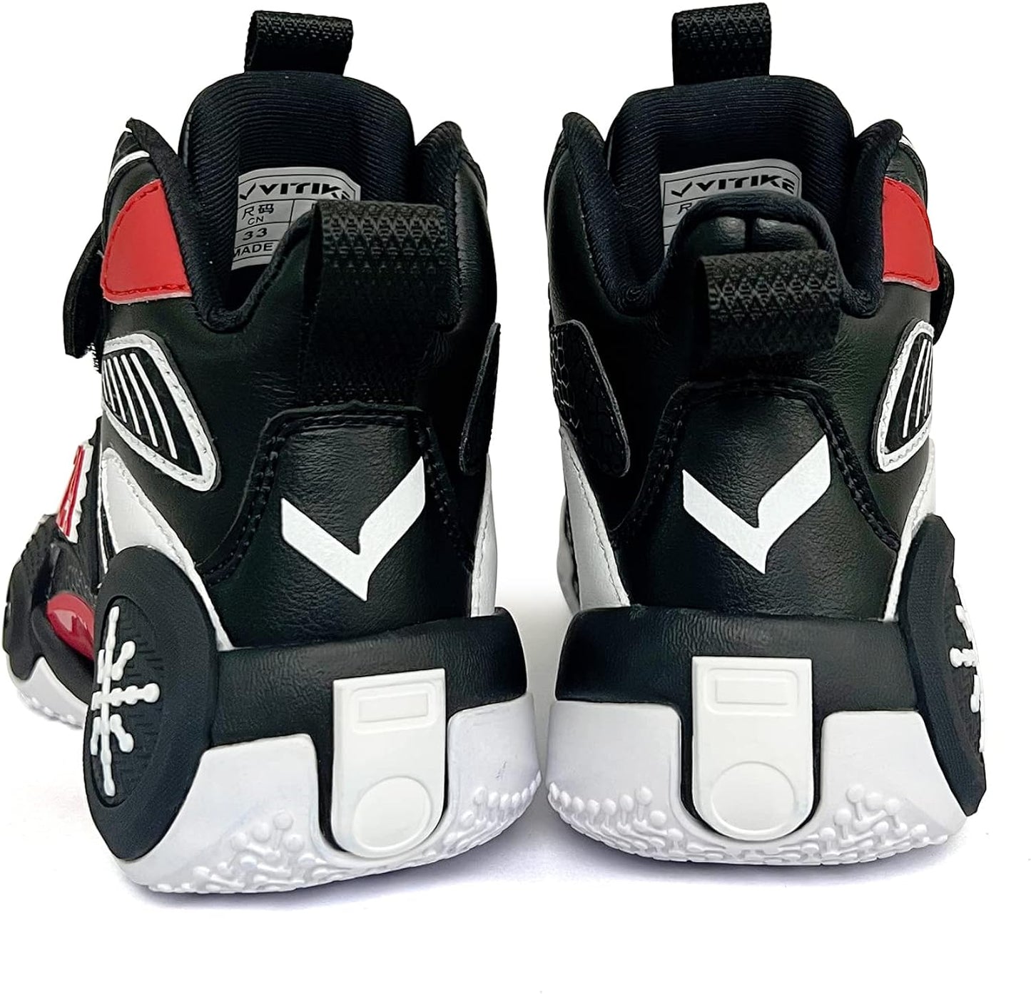 VITUOFLY Kids Basketball Shoes Boys Air Cushion Sneakers Girls Mid Top School Training Shoes Non-Slip Outdoor Sports Shoes Comfortable Boys Running Shoes Durable Little Kid/Big Kid