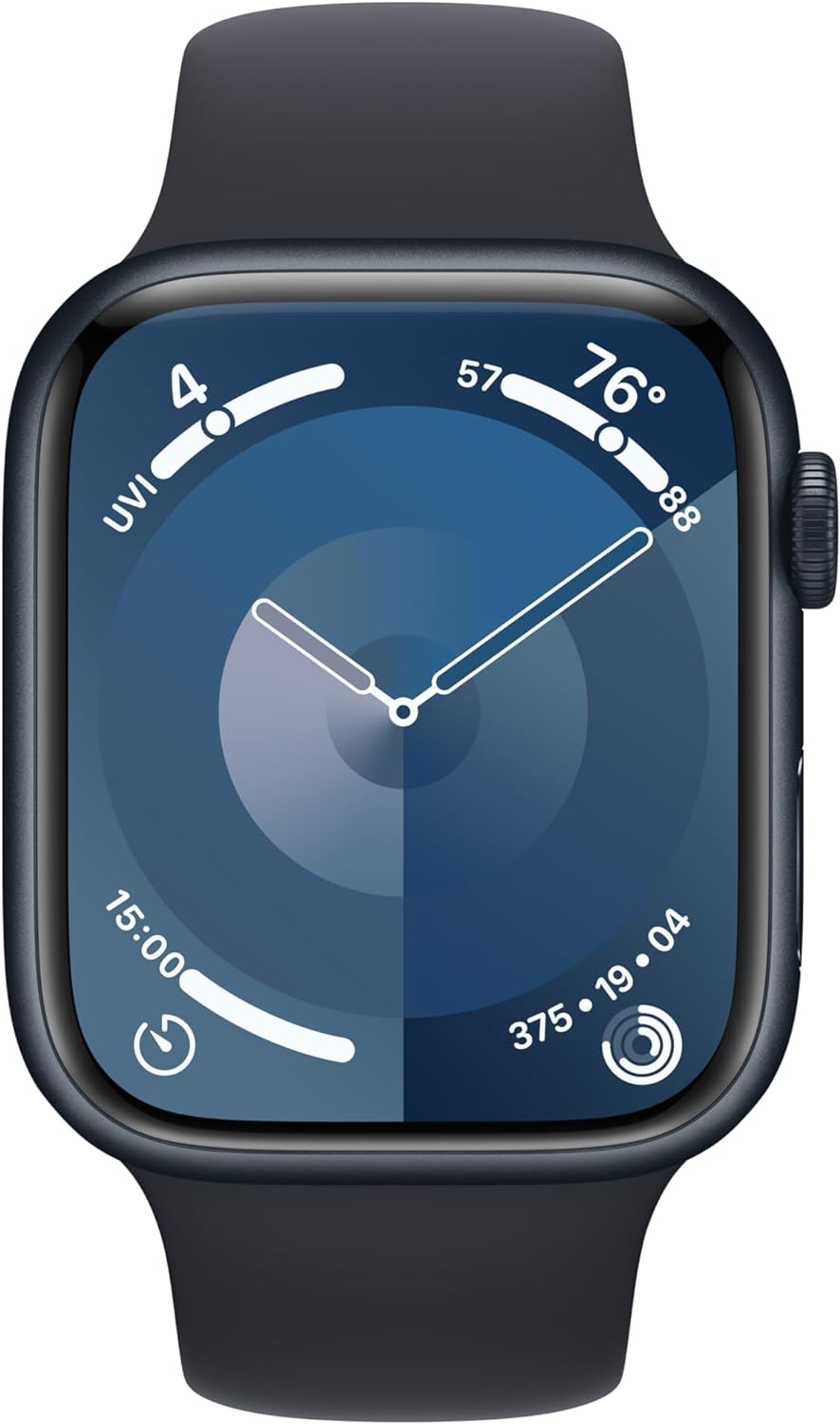 Apple Watch Series 9 [GPS + Cellular 41mm] Smartwatch with Gold Stainless Steel Case with Gold Sport Band S/M. Fitness Tracker, Blood Oxygen & ECG Apps, Always-On Retina Display