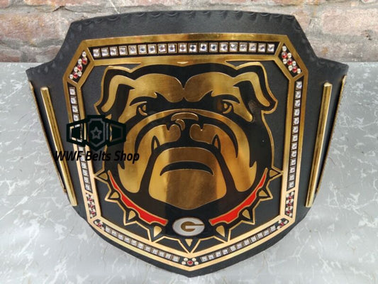 Georgia Bulldog NFL Super Bowl Football Championship Title Belt Replica 2,4,6mm