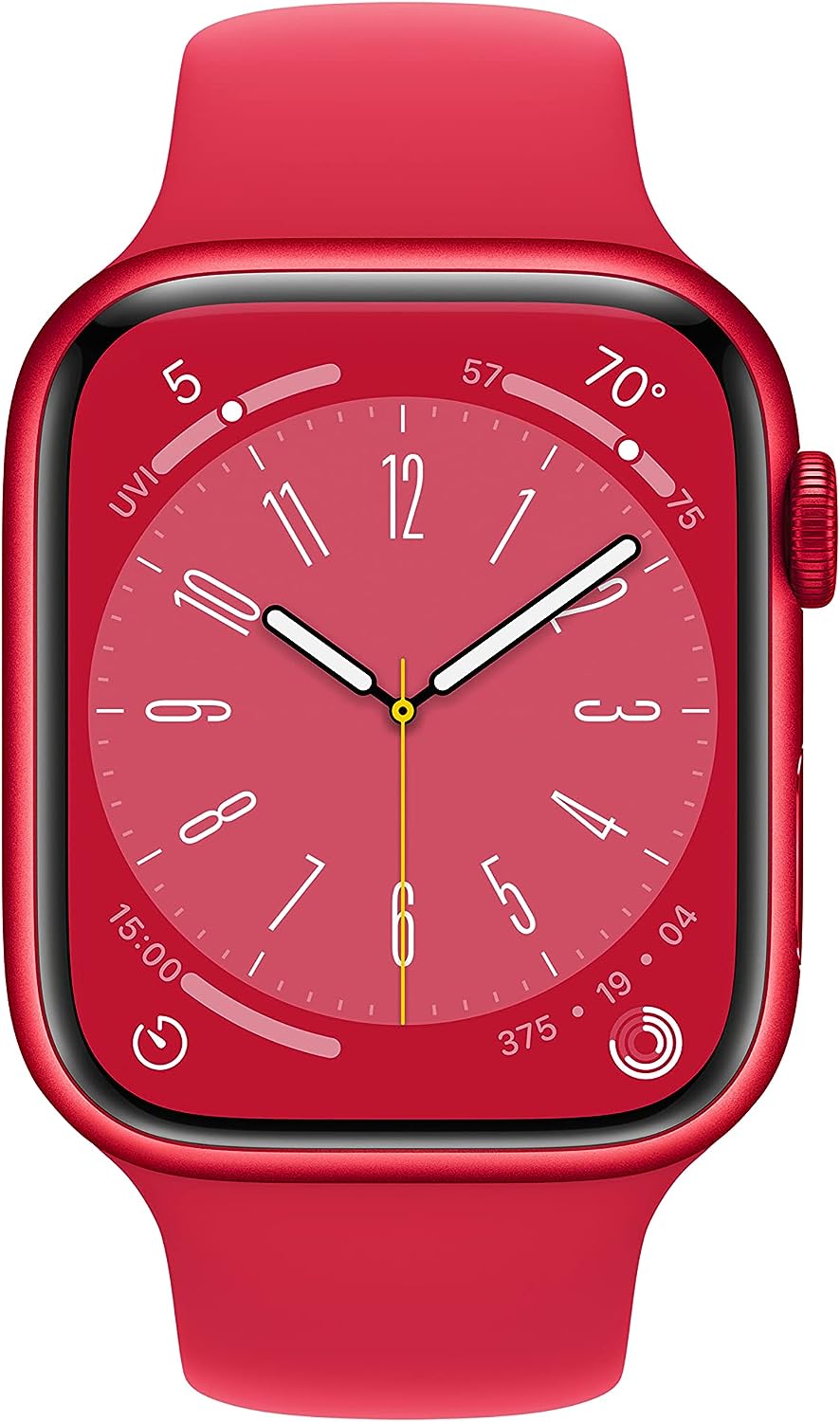 Apple Watch Series 8 [GPS + Cellular 41mm] Smart Watch w/Starlight Aluminum Case with Starlight Sport Band - S/M. Fitness Tracker, Blood Oxygen & ECG Apps, Always-On Retina Display, Water Resistant