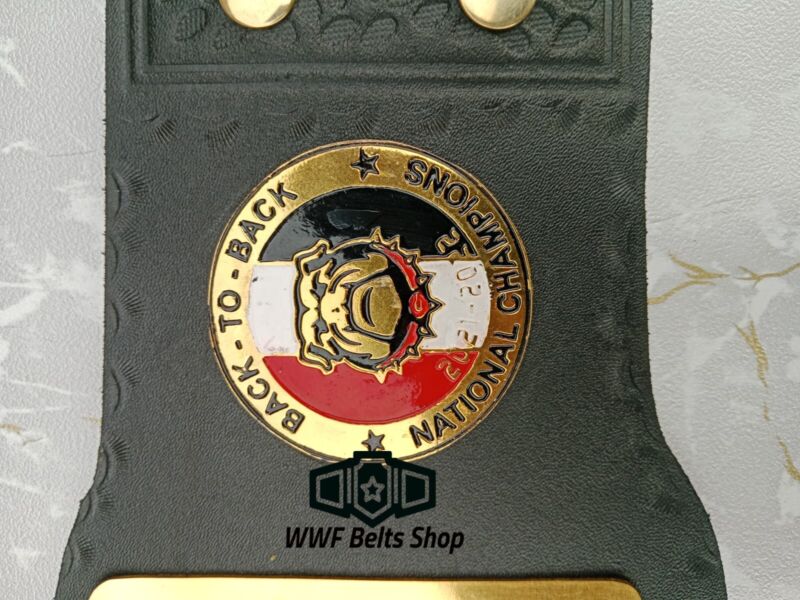 Georgia Bulldog NFL Super Bowl Football Championship Title Belt Replica 2,4,6mm