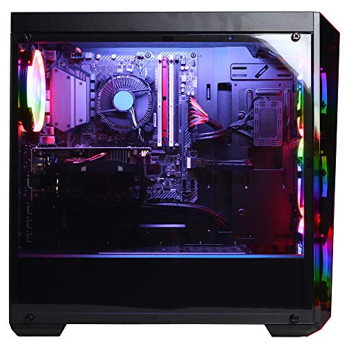 CyberpowerPC Gamer Xtreme VR Gaming PC, Intel Core i5-9400F 2.9GHz, NVIDIA GeForce GTX 1660 6GB, 8GB DDR4, 120GB SSD, 1TB HDD, WiFi Ready & Win 10 Home (GXiVR8060A7, Black)