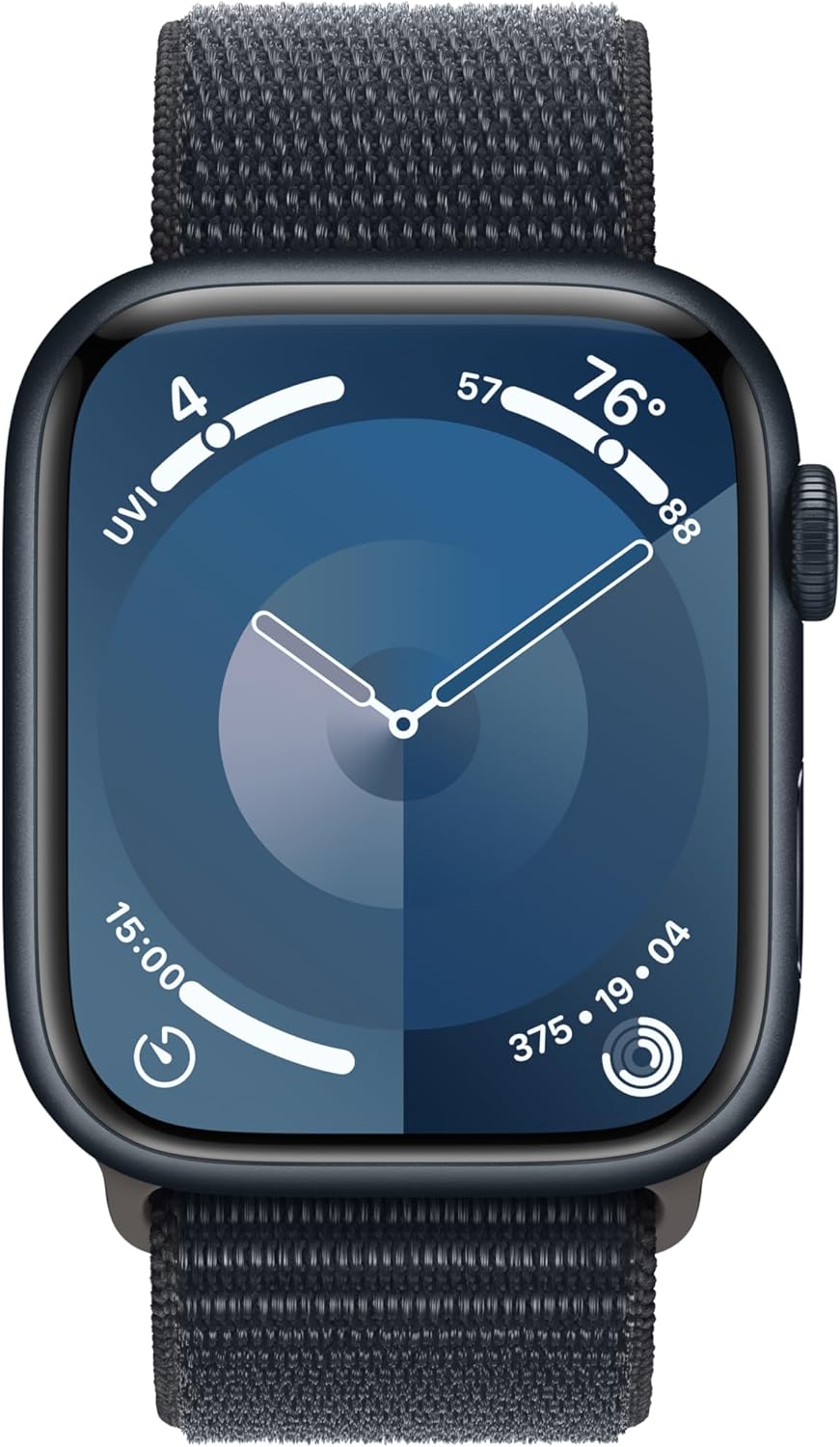 Apple Watch Series 9 [GPS + Cellular 41mm] Smartwatch with Gold Stainless Steel Case with Gold Sport Band S/M. Fitness Tracker, Blood Oxygen & ECG Apps, Always-On Retina Display