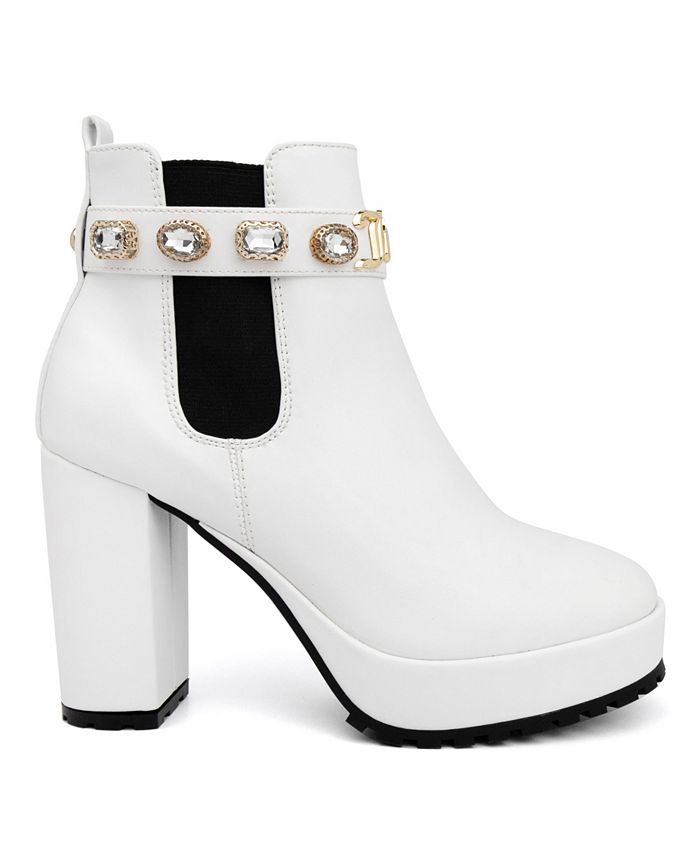 Women's Python Ankle Booties