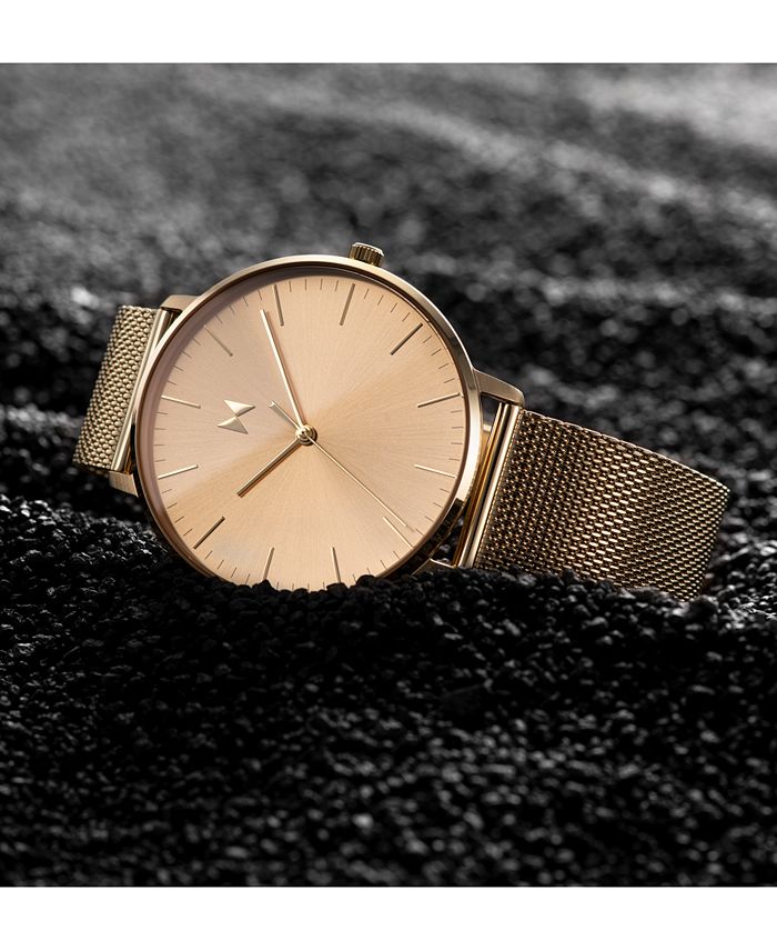 Men's Legacy Slim Gold-Tone Mesh Bracelet Watch 42mm