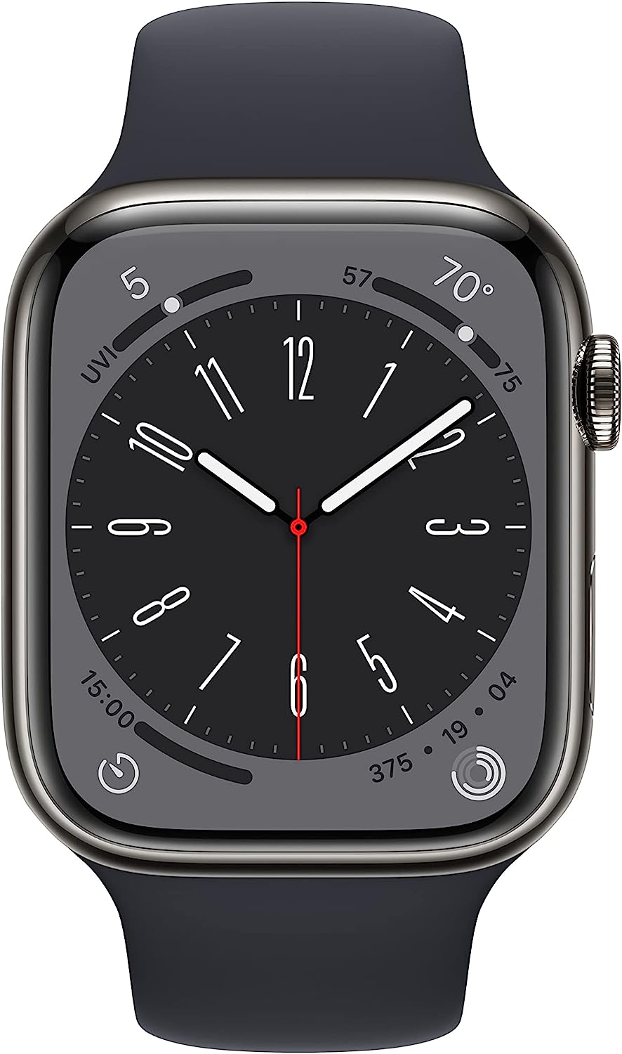 Apple Watch Series 8 [GPS + Cellular 41mm] Smart Watch w/Starlight Aluminum Case with Starlight Sport Band - S/M. Fitness Tracker, Blood Oxygen & ECG Apps, Always-On Retina Display, Water Resistant