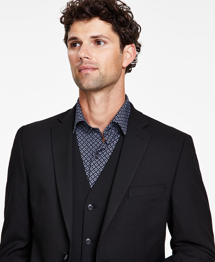Men's Slim-Fit Stretch Solid Suit Jacket, Created for Macy's