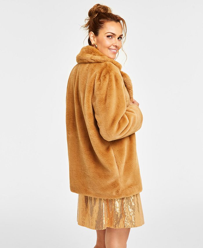 Mommy and Me Women's Faux-Fur Coat, Created for Macy's