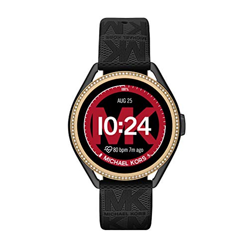 Michael Kors Women's MKGO Gen 5E 43mm Touchscreen Smartwatch with Fitness Tracker, Heart Rate, Contactless Payments, and Smartphone Notifications