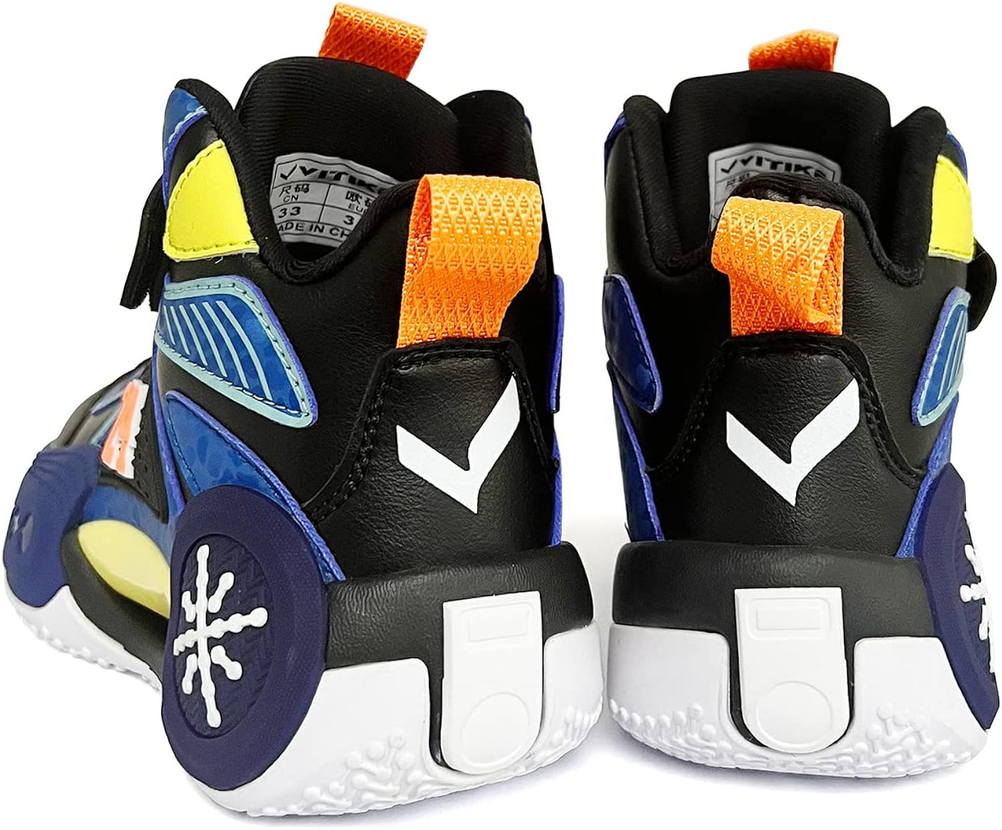 VITUOFLY Kids Basketball Shoes Boys Air Cushion Sneakers Girls Mid Top School Training Shoes Non-Slip Outdoor Sports Shoes Comfortable Boys Running Shoes Durable Little Kid/Big Kid