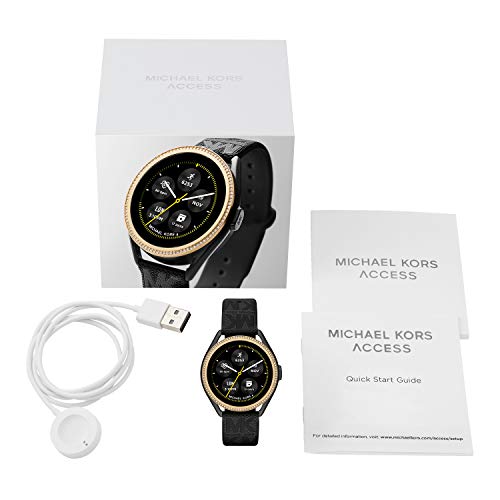 Michael Kors Women's MKGO Gen 5E 43mm Touchscreen Smartwatch with Fitness Tracker, Heart Rate, Contactless Payments, and Smartphone Notifications