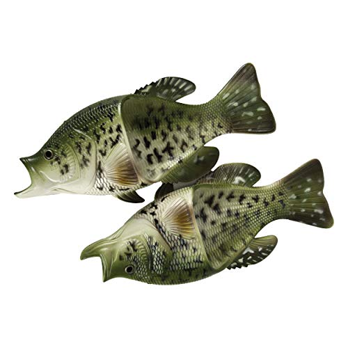 Rivers Edge Products Crappie Fish Sandals, Slip Resistant Contoured Foot Bed, Large