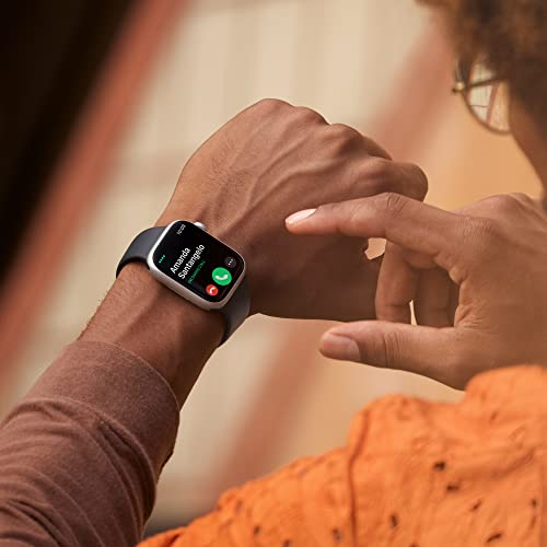 Apple Watch Series 8 [GPS + Cellular 41mm] Smart Watch w/Starlight Aluminum Case with Starlight Sport Band - S/M. Fitness Tracker, Blood Oxygen & ECG Apps, Always-On Retina Display, Water Resistant