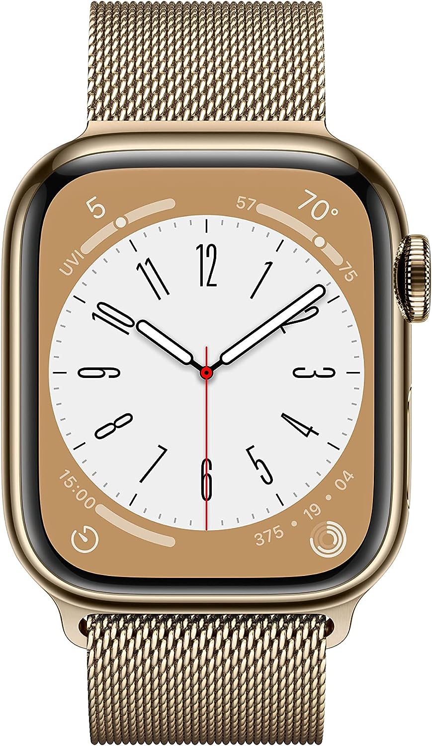 Apple Watch Series 8 [GPS + Cellular 41mm] Smart Watch w/Starlight Aluminum Case with Starlight Sport Band - S/M. Fitness Tracker, Blood Oxygen & ECG Apps, Always-On Retina Display, Water Resistant