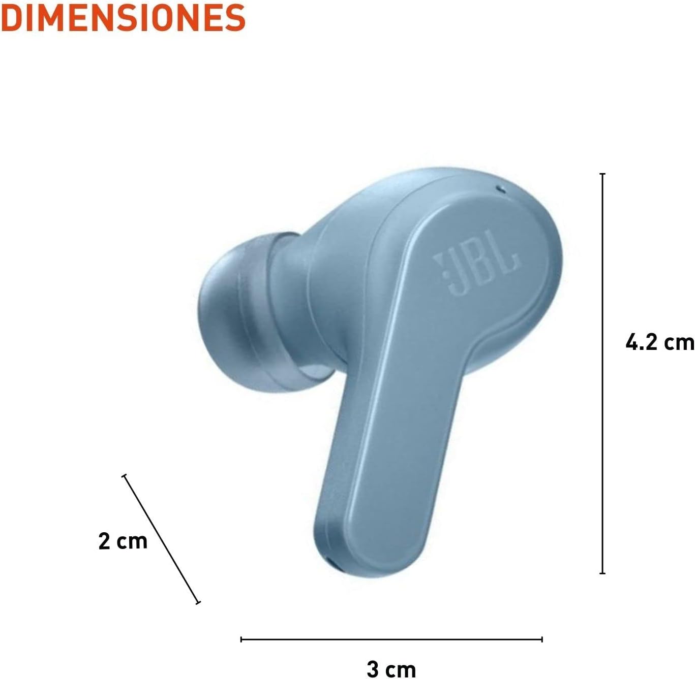 JBL Vibe 200TWS True Wireless Earbuds - Black, Small