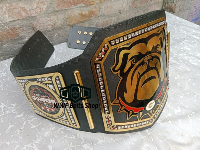 Georgia Bulldog NFL Super Bowl Football Championship Title Belt Replica 2,4,6mm