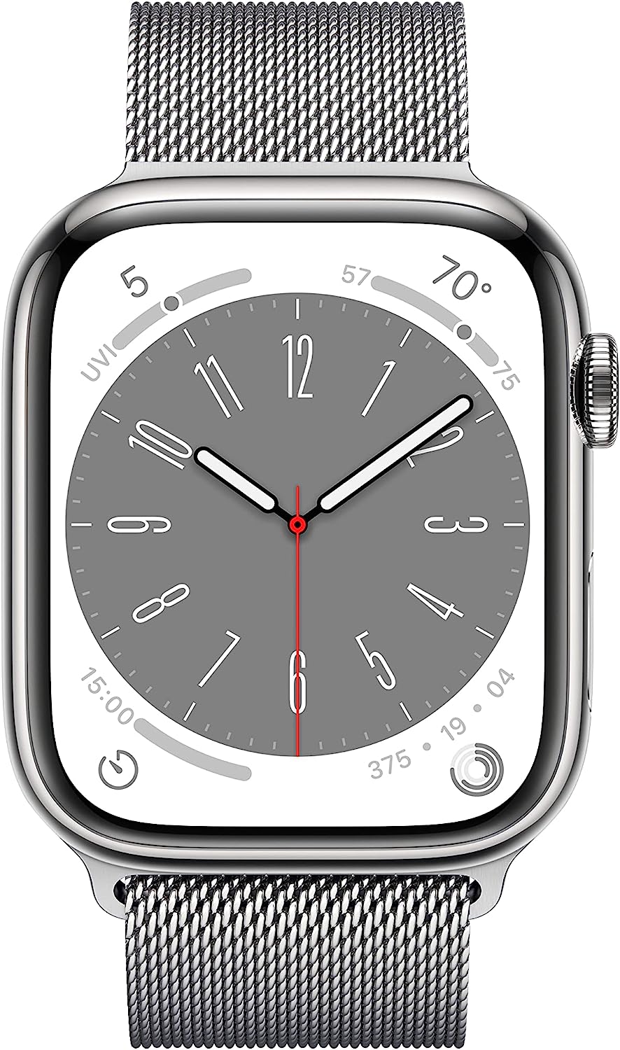 Apple Watch Series 8 [GPS + Cellular 41mm] Smart Watch w/Starlight Aluminum Case with Starlight Sport Band - S/M. Fitness Tracker, Blood Oxygen & ECG Apps, Always-On Retina Display, Water Resistant