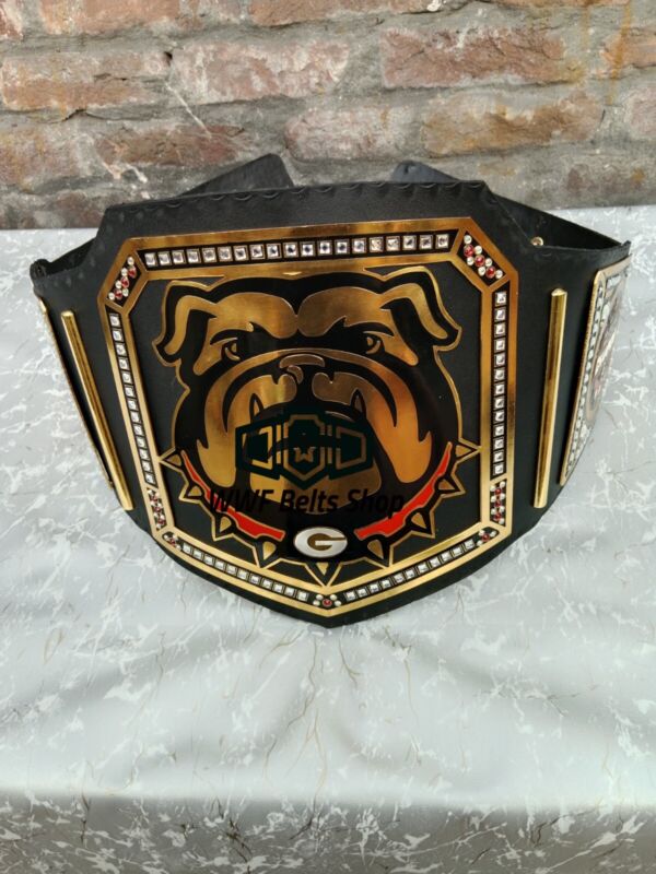 Georgia Bulldog NFL Super Bowl Football Championship Title Belt Replica 2,4,6mm