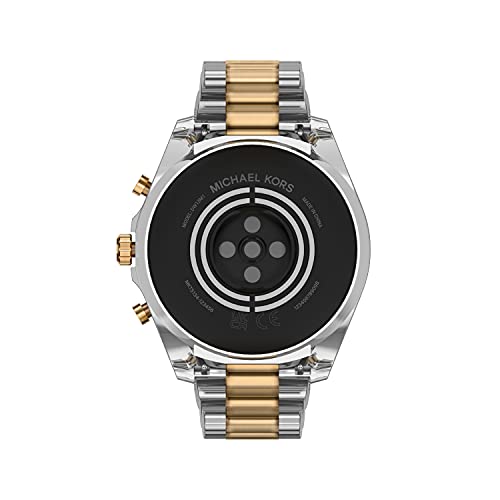 Michael Kors Men's or Women's Gen 6 44mm Touchscreen Smart Watch with Alexa Built-In, Fitness Tracker, Sleep Tracker, GPS, Music Control, Smartphone Notifications (Model: MKT5133V)